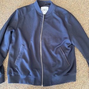 Zara XXL navy blue light mens jacket